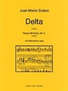 Delta, Happy Birthday Mr. K : For Clarinet.