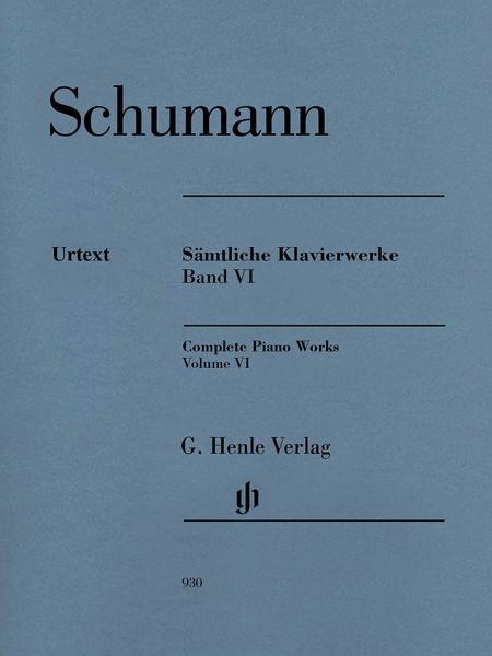 Complete Piano Works, Vol. VI / Ed. Ernst Herttrich, Robert Münster and Wolf-Dieter Seiffert.