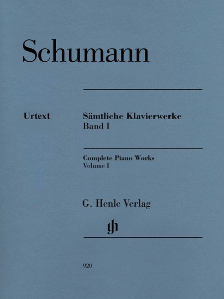 Complete Piano Works, Vol. I / edited by Ernst Herttrich.