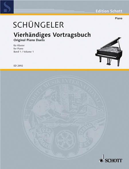 Vierhändiges Vortragsbuch, Band 1.