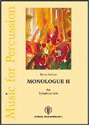 Monologue II : For Xylophone Solo / transcribed by Ian Finkel.