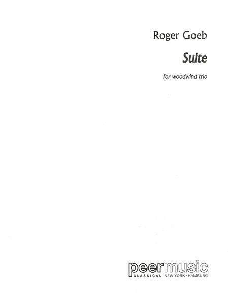 Suite : For Woodwind Trio.