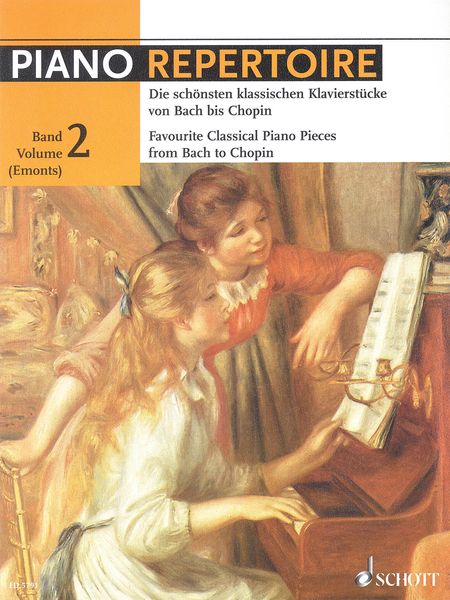 Piano Repertoire, Vol. 2 : Favorite Classical Piano Pieces From Bach To Chopin.