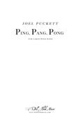 Ping, Pang, Pong : An Opera Overture For Wind Ensemble (2004).