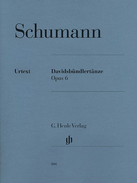 Davidsbündlertänze, Op. 6 : For Piano / Revised Edition, edited by Ernst Herttrich.