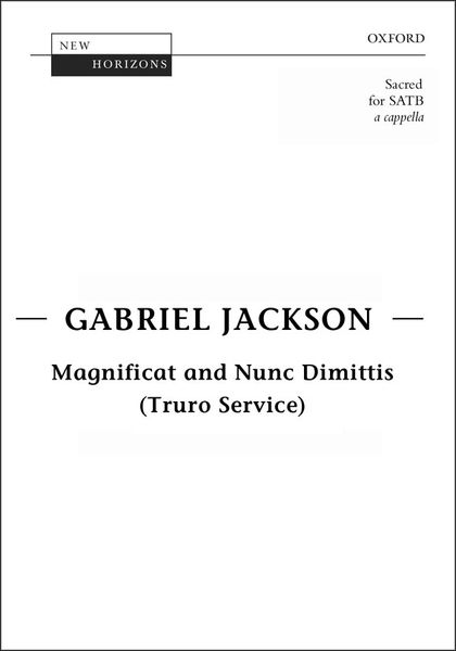 Magnifcat and Nunc Dimittis (Truro Service) : For SATB Choir A Cappella.