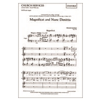 Magnificat and Nunc Dimittis (Op. 53) : For SATB Choir and Organ.