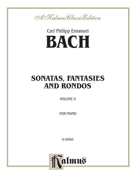 Sonatas, Fantasias, Rondos : For Piano - Vol. Two.