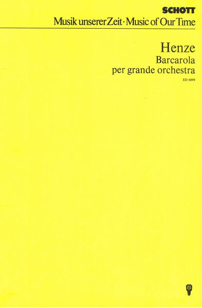 Barcarola Per Grande Orchestra (1979).