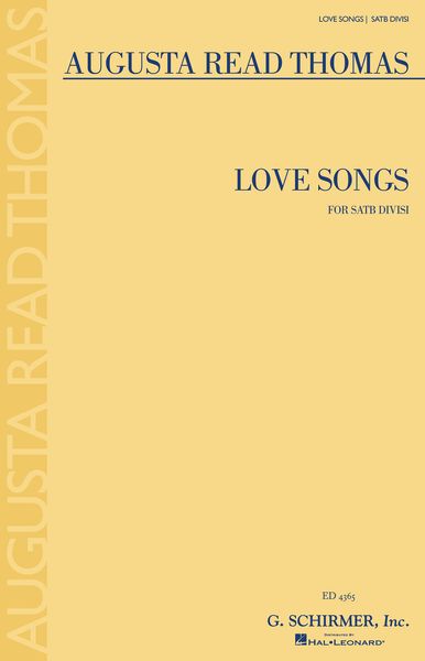 Love Songs : For SATB Divisi (1997).