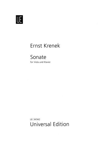 Sonate, Op. 117 : Für Viola und Klavier (1948).