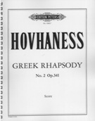 Greek Rhapsody No. 2, Op. 341 : For Orchestra.