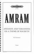 Andante and Variations On A Theme From Macbeth : For Wind Ensemble.