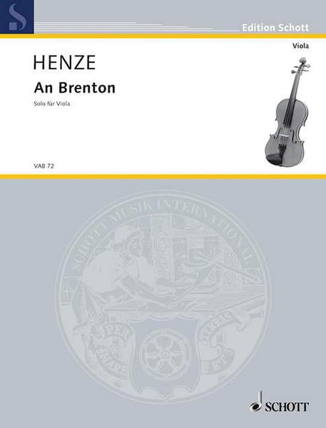 An Brenton : Solo Für Viola (1993).