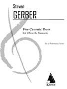 Five Canonic Duos : For Oboe and Bassoon (1996/2006).