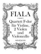 Quartett In F-Dur : Für Violine, 2 Violen und Violoncello / edited by Bernhard Päuler.