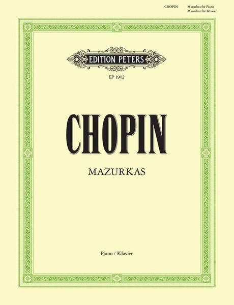 Mazurkas : For Piano.