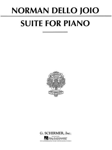 Suite : For Piano.