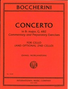 Concerto In B Flat Major, G. 482 - Commentary and Preparatory Exercises : For Cello.