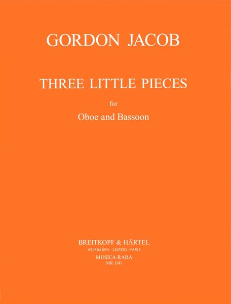 Three Small Pieces : For Oboe and Bassoon.