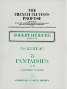 3 Fantaisies, Op. 95 - No. 3 : For Flute and Piano / arranged by Robert Heriche.