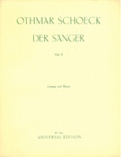 Sänger, Vol. 2 : For Voice and Piano.