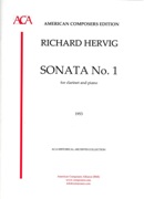 Sonata No. 1 : For Clarinet and Piano (1953).
