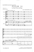 Unto Thee Will I Cry, Op. 162 : For SATB Choir and Organ Or Piano.