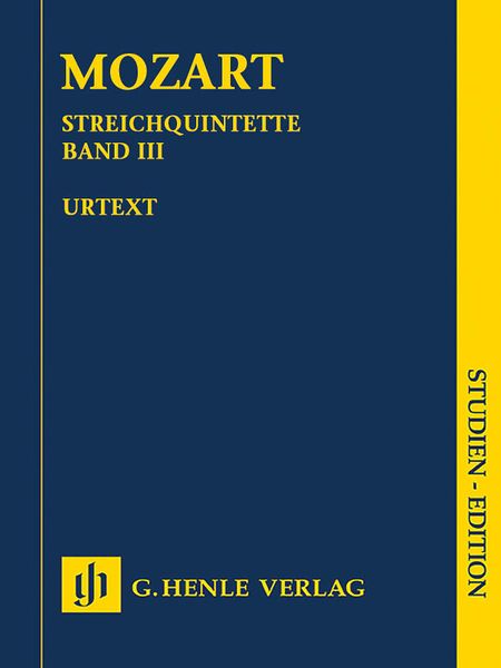 Streichquintette, Band III / edited by Ernst Herttrich and Wolf-Dieter Seiffert.