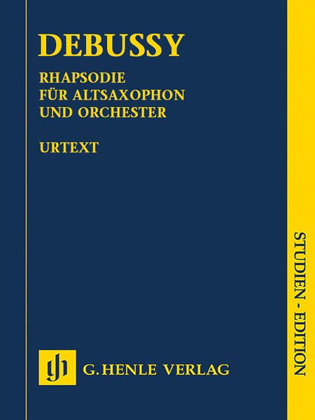 Rhapsodie : Für Altsaxophon und Orchester / edited by Ernst-Günter Heinemann.