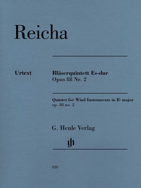 Bläserquintett Es-Dur, Op. 88 Nr. 2 / edited by Henrik Wiese and Nobert Müllemann.