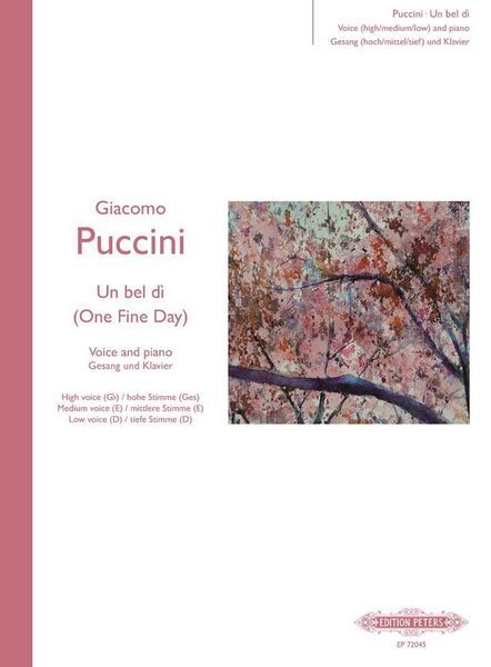 Un Bel Di (One Fine Day) : For Voice and Piano.