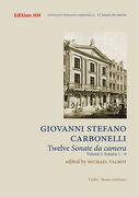 Twelve Sonate Da Camera, Vol. 1, Sonatas 1-6 : For Violin and Basso Continuo / Ed. Michael Talbot.