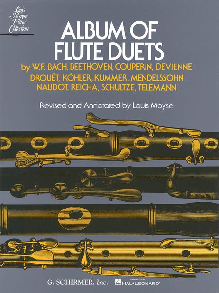 Album Of Flute Duets : For Two Flutes / edited by Louis Moyse.