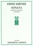 Sonata, Op. 99 : For Violin and Piano.