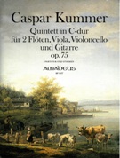 Quintett In C-Dur, Op. 75 : Für 2 Flöten, Viola, Violoncello und Gitarre / ed. by Bernhard Päuler