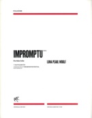 Impromptu : For Solo Cello (2001).