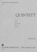 Quintett, Op. 79 : Für Flöte, Oboe, Klarinette, Horn und Fagott.