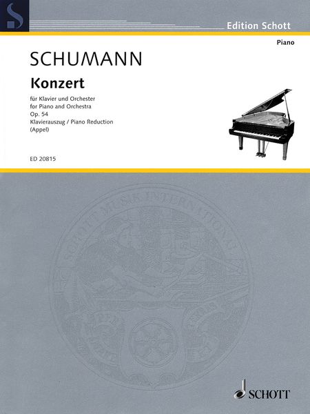 Konzert, Op. 54 : Für Piano und Orchestra - reduction For Two Pianos / edited by Bernhard R. Appel.