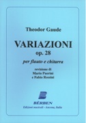 Variazioni, Op. 28 : Per Flauto E Chitarra / edited by Mario Puerini and Fabio Rossini.