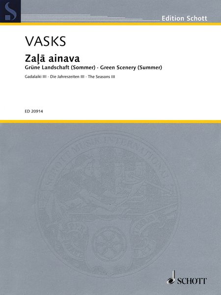 Zala Ainava = Green Scenery (Summer) : For Piano (2008).