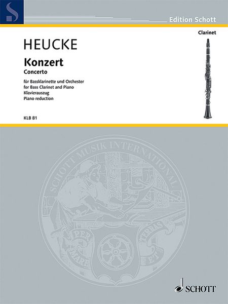 Konzert, Op. 33 : Für Bassklarinette und Orchester (1998-99) / Piano reduction by Rainer Klaas.