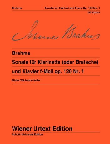 Sonata In F Minor, Op. 120 No. 1 : For Clarinet Or Viola and Piano.