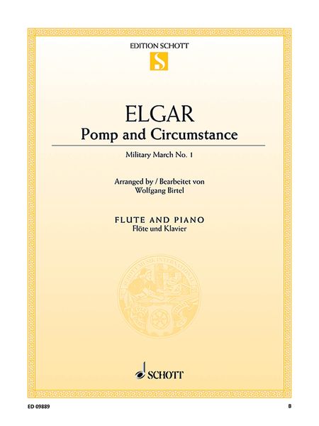 Pomp and Circumstance - Military March No. 1 : For Flute and Piano / arr. Wolfgang Birtel.