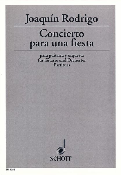 Concierto Para Una Fiesta : Para Guitarra Y Orquestra (1982).
