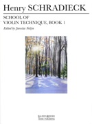 School Of Violin Technique, Book 1 / edited by Jaroslav Foltyn.