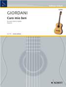 Caro Mio Ben : Arie Pour Chant Et Guitare / Ed. by Andrés Segovia.