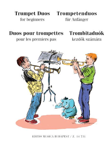 Trumpet Duos For Beginners / arranged and edited by Peter Perenyi.