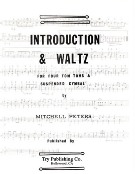 Introduction and Waltz : A Solo For 4 Tom-Toms and Suspended Cymbal.