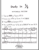 Study In 5/8 : For Percussion Quartet.